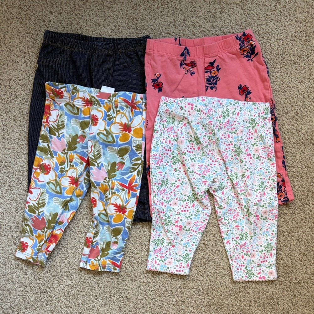 Four pack baby pants